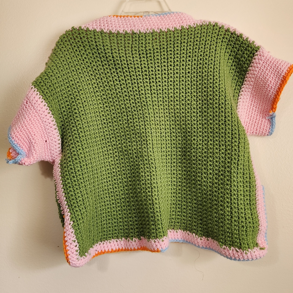 Colorful Crochet Women's Sweater